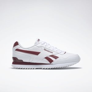 Reebok ROYAL GLIDE Turnschuhe Damen - Weiß/Bordeaux - DE 492-SKG